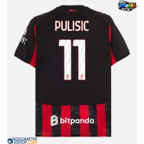 Moški Nogometni dresi AC Milan Christian Pulisic #11 Domači 2025-26 Kratek Rokav
